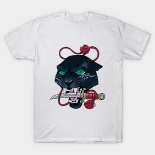 Black Panther Japanese T-Shirt